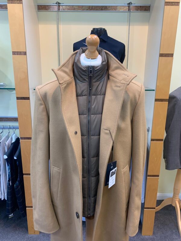 Light beige wool coat by Joop